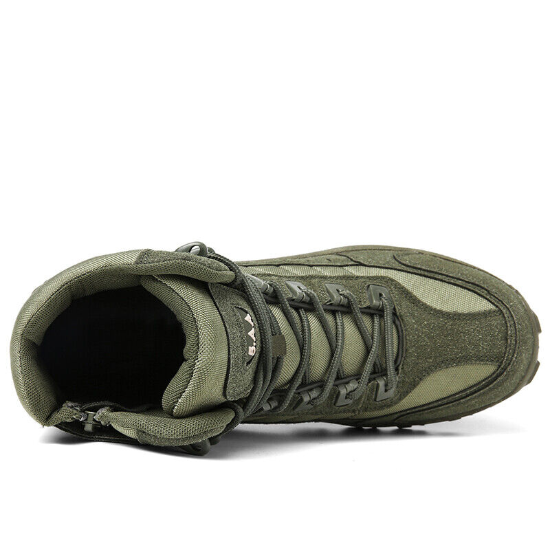 Herren Kampfstiefel Orthopädische Unterstützung Wanderstiefel Wasserdichte Durchtrittsichere Arbeitsstiefel