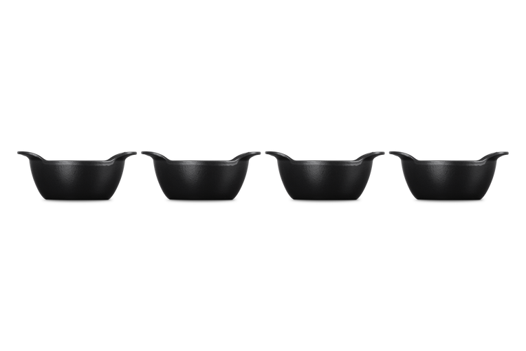 Cast Iron Gourmand Set of 4 Mini Casseroles