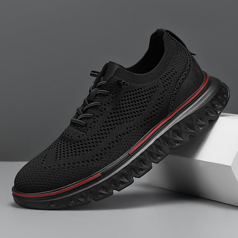 Herren Slip-On-Oxford-Schuhe ohne Verschluss