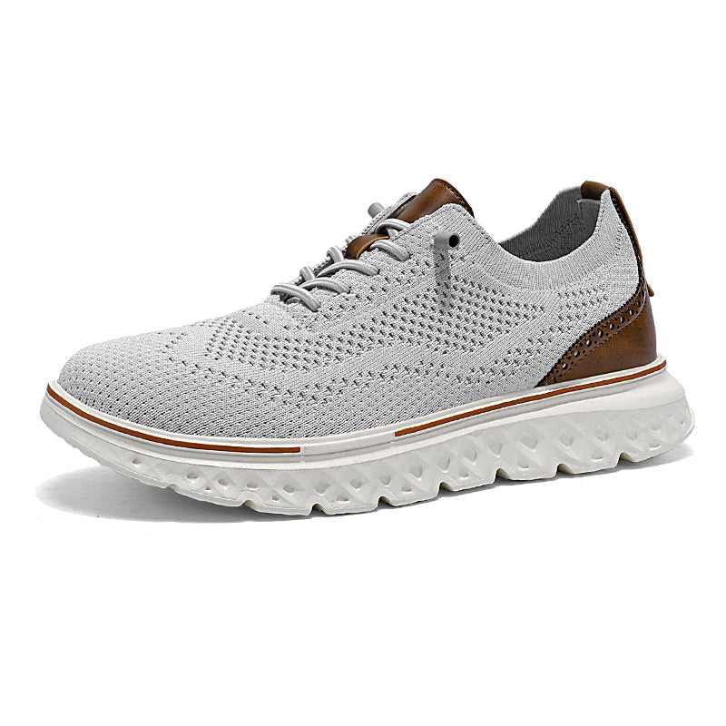 Herren Slip-On-Oxford-Schuhe ohne Verschluss