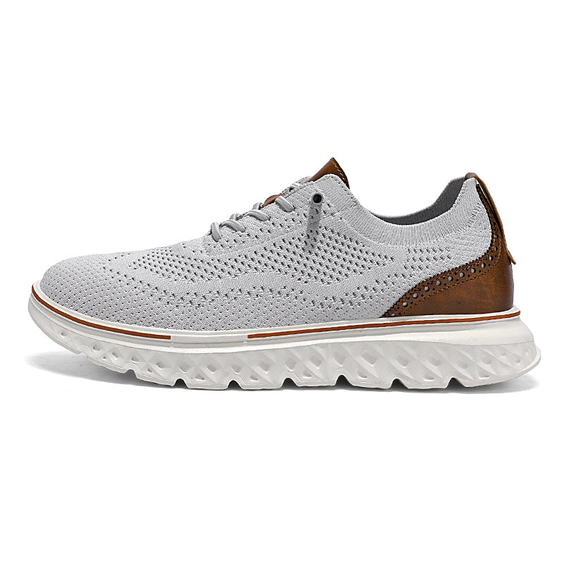 Herren Slip-On-Oxford-Schuhe ohne Verschluss